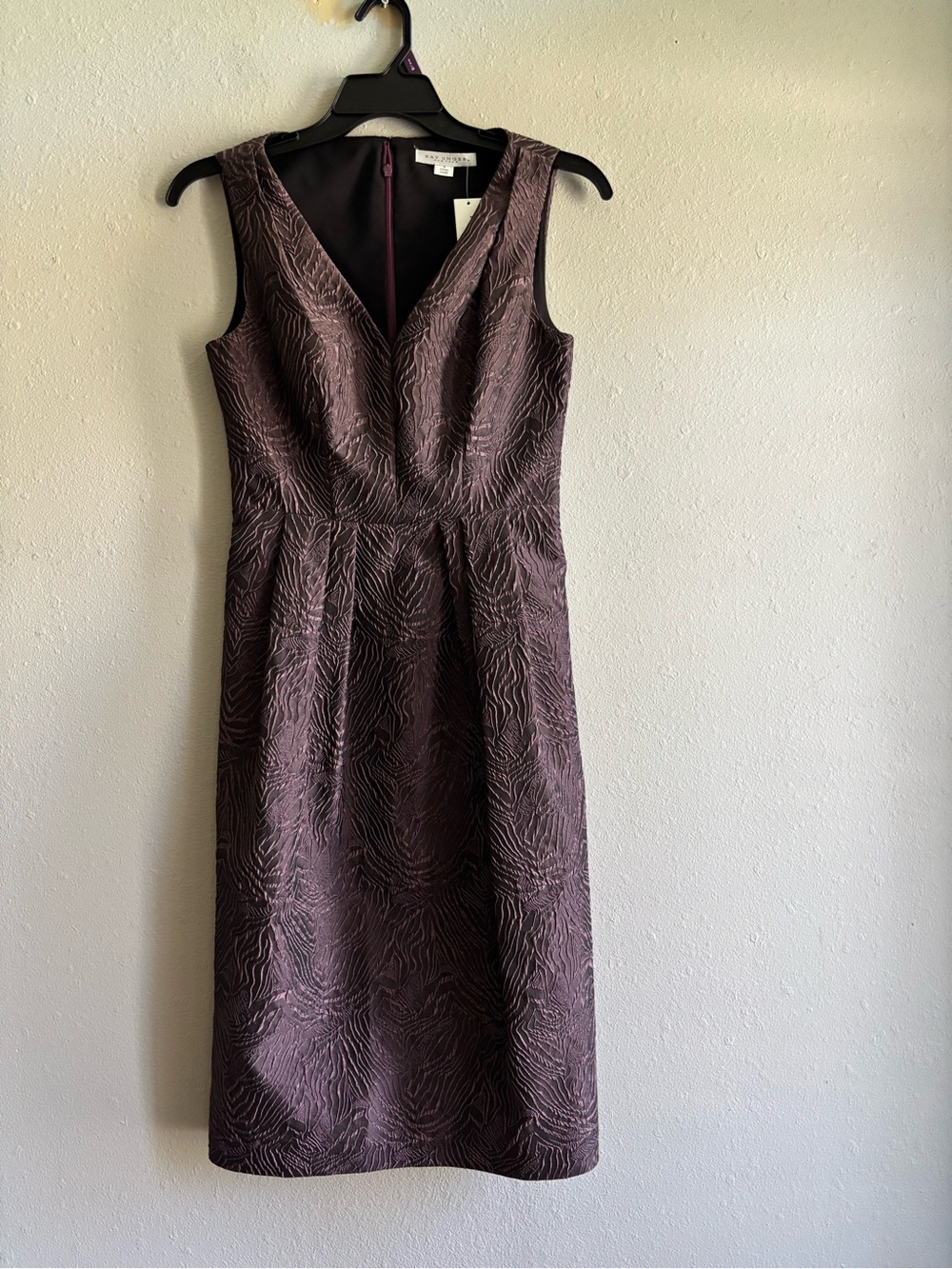 Kay Unger Kay cocktail textured Sheath Dress